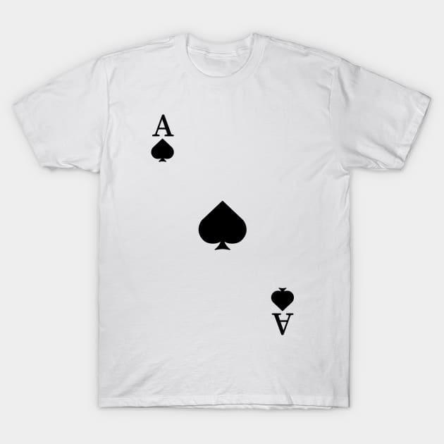 Ace of spades T-Shirt by OUSTKHAOS
